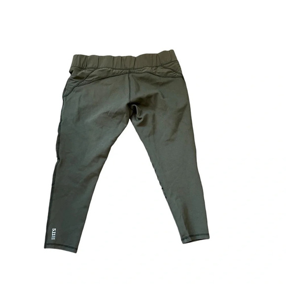5.11 Tactical Women’s Raven Range Cropped Leggings in Olive Green Size XL - Picture 7 of 9